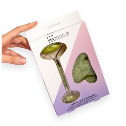 Masážny valček a kameň Gua Sha